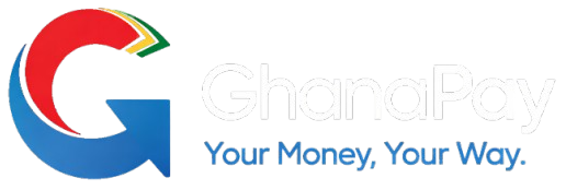 white ghanapay logo full no bg
